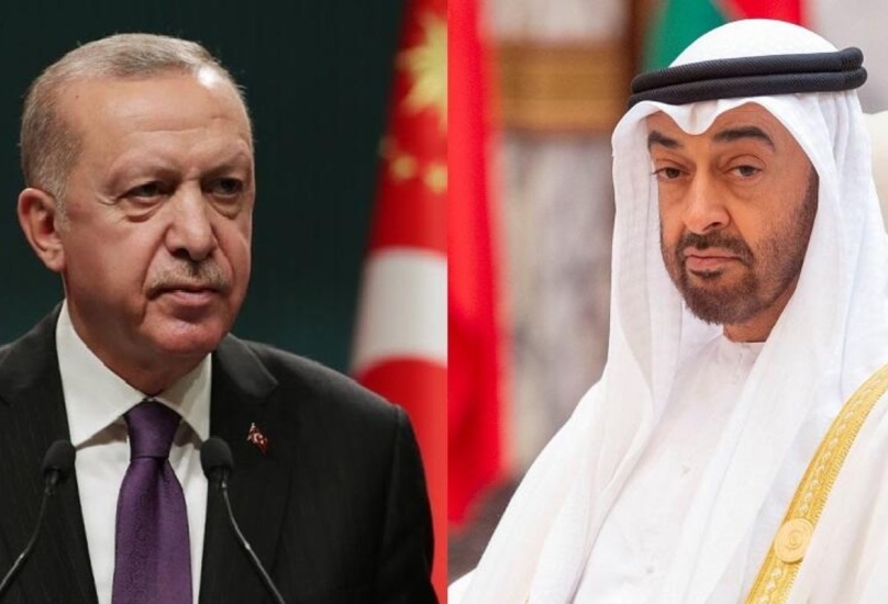 مباحثات هاتفية نادرة بين الرئيس التركي وولي عهد أبوظبي