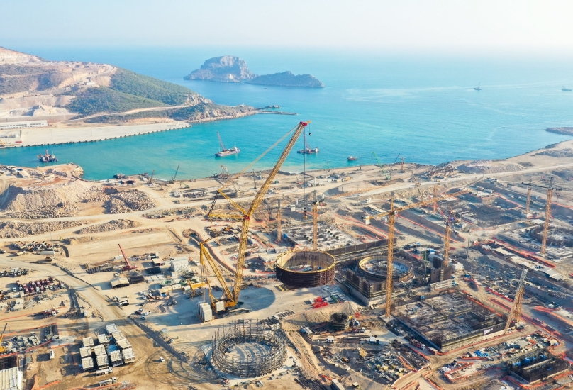 موقع بناء محطة أكويو للطاقة النووية في محافظة مرسين التركية