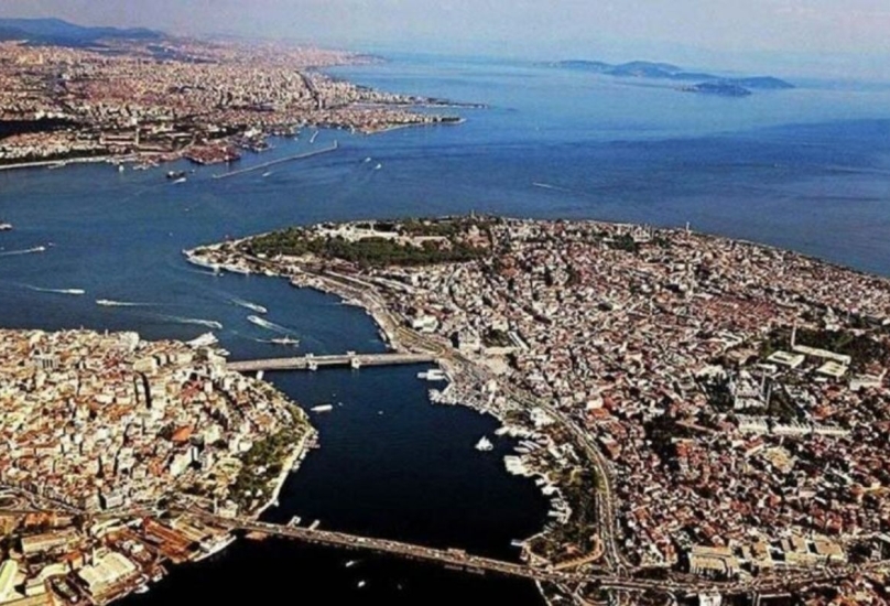 مشهد من أعلى لمدينة اسطنبول