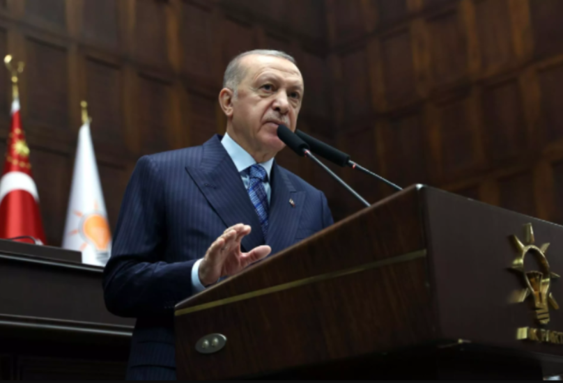 الرئيس التركي في كلمة أمام نواب حزب العدالة والتنمية في البرلمان