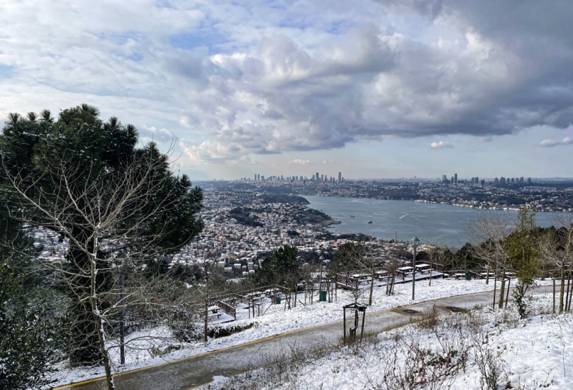 الثلوج في اسطنبول-الأناضول