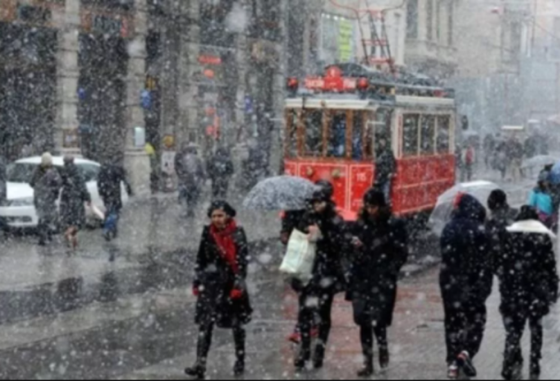 تساقط الثلوج في إسطنبول-صورة أرشيفية