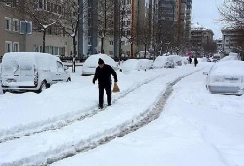 كقافة الثلوج غطت اسطنبول