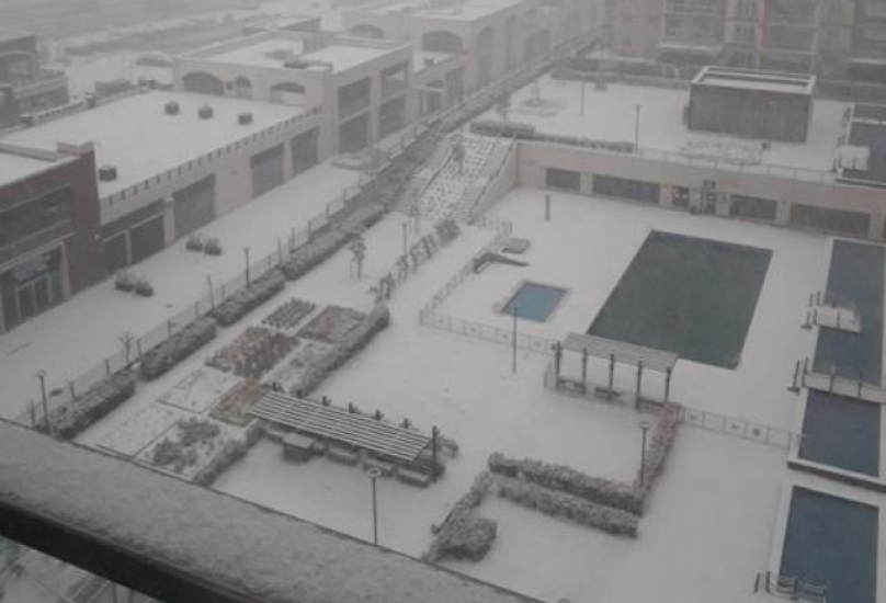الثلوج غطت اسطنبول
