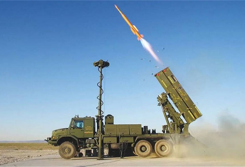نظام صواريخ دفاع جوي تركي الصنع من طراز HISAR-O