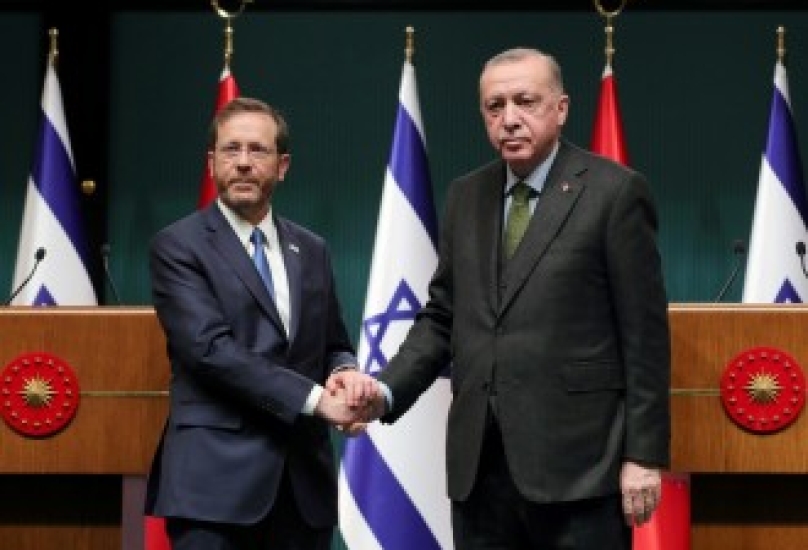 لقاء يجمع الرئيس التركي ونظيره الإسرائيلي في أنقرة-فرانس برس