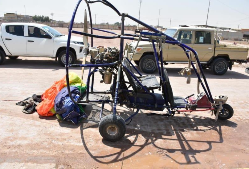 اسقاط طائرة شراعية محلية الصنع في محافظة البصرة محملة بمليون حبة مخدرة