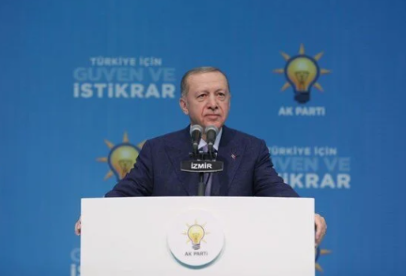 اردوغان يتحدث في مدينة ازمير