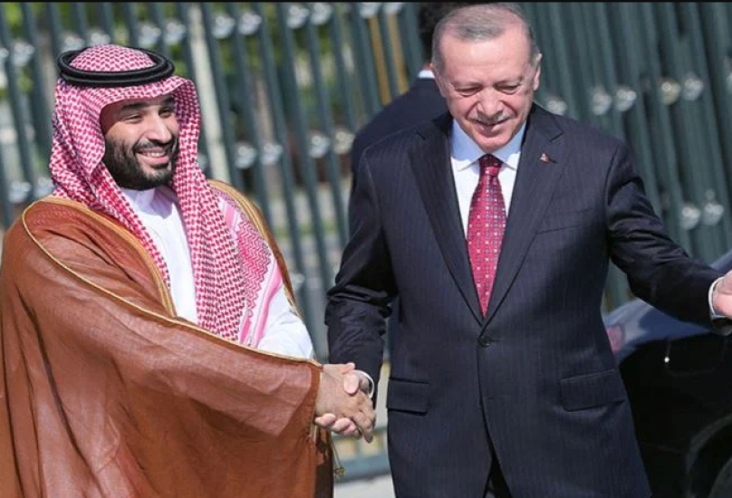 الرئيس التركي يستقبل ولي العهد السعودي في أنقرة في يونيو 2022