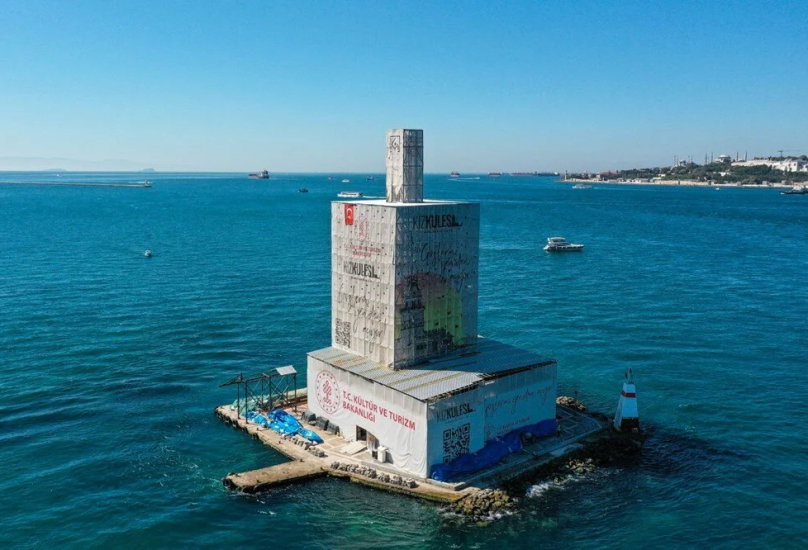 برج الفتاة في اسطنبول يخضع لأعمال ترميم