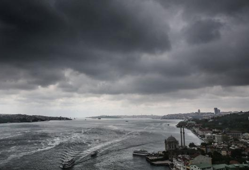 عاصفة رعدية قوية ستكون سارية المفعول في مناطق غرب اسطنبول