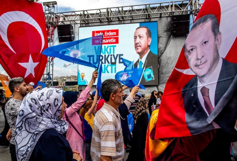تجمع لأنصار الرئيس أردوغان