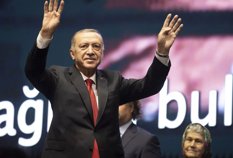 أردوغان خلال فعالية تعريفية بحملة عصر تركيا في العاصمة أنقرة