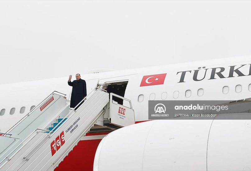 غادر أردوغان تركيا من مطار أتاتورك بإسطنبول على متن طائرة خاصة