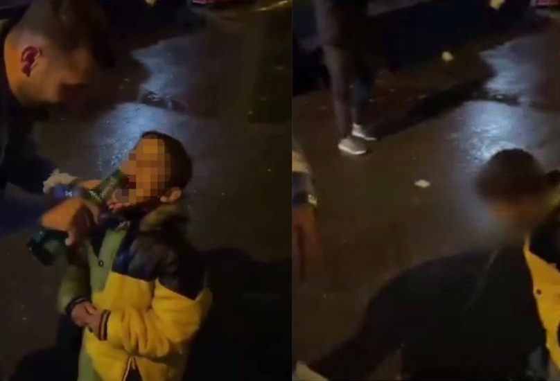 شاب يُجبر طفلاً على شرب الكحول في إسطنبول