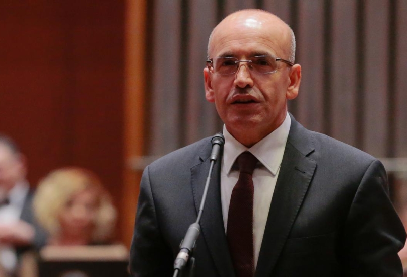 وزير الخزانة والمالية التركي  محمد شيمشك