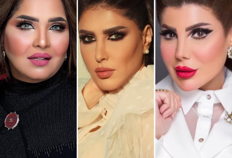 صورة تجمع فنانات خليجيات ومشاهير سوشال ميديا