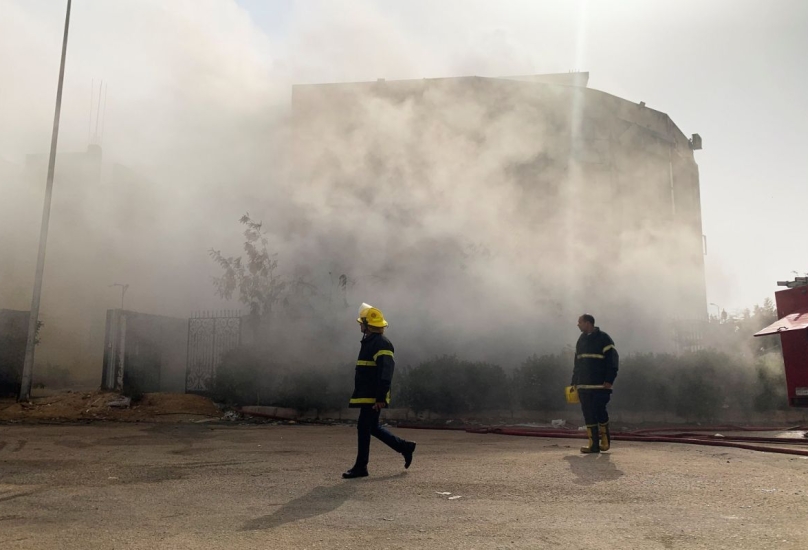 اندلع الحريق في مصنع من 4 طوابق بمدينة العبور