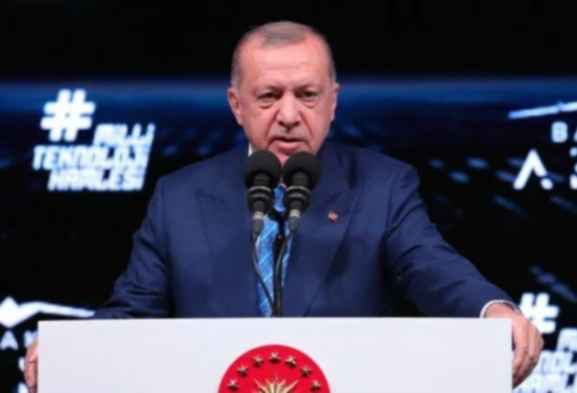 أردوغان يشارك في حفل تسلم الجيش التركي طائرات بيرقدار آقنجي بدون طيار