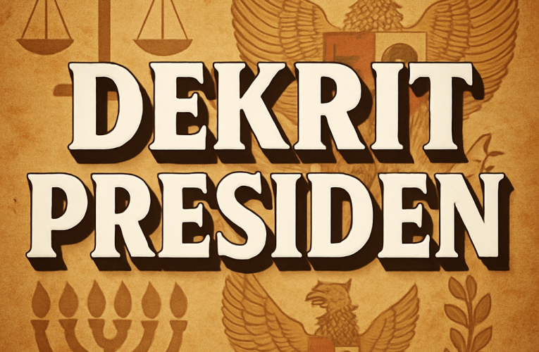 Dekrit Presiden dan Dinamika Kekuasaan Negara