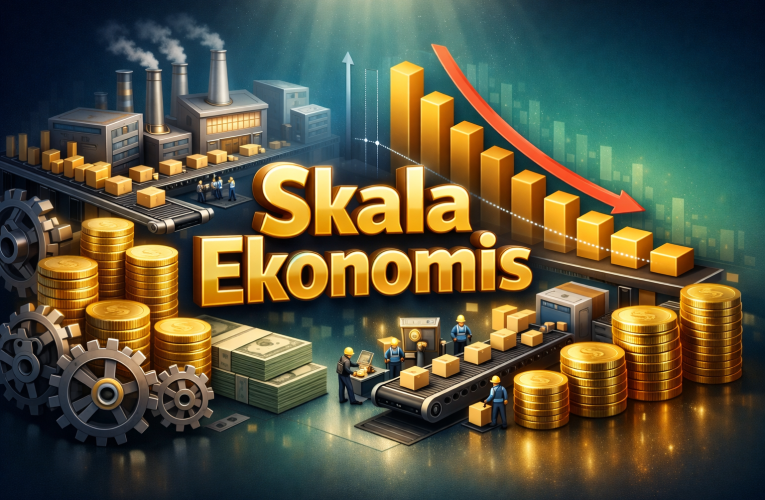 Skala Ekonomis Cara Perusahaan Tekan Biaya Produksi